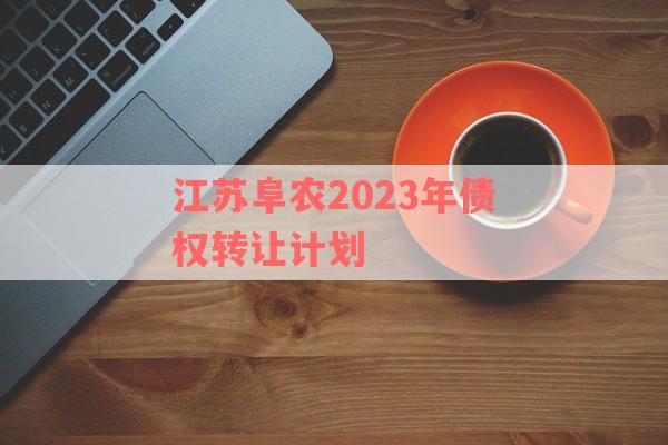 江苏阜农2023年债权转让计划