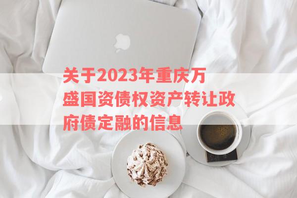 关于2023年重庆万盛国资债权资产转让政府债定融的信息