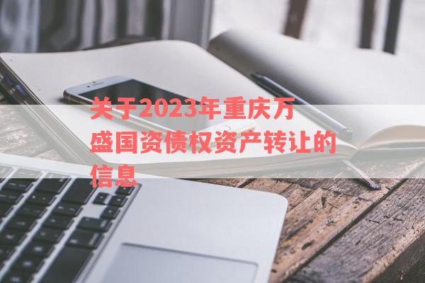 关于2023年重庆万盛国资债权资产转让的信息