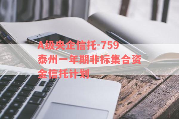 A级央企信托-759泰州一年期非标集合资金信托计划