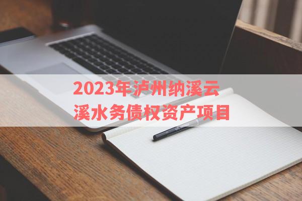 2023年泸州纳溪云溪水务债权资产项目