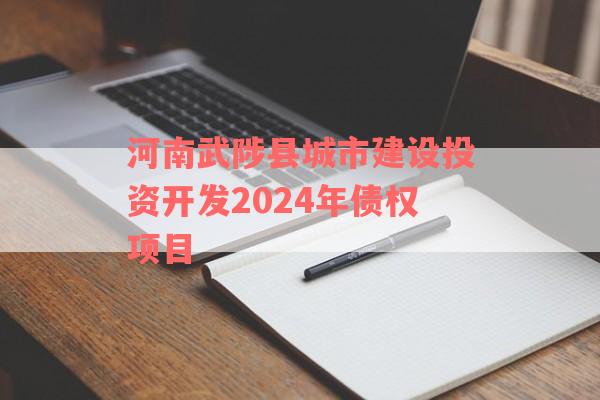 河南武陟县城市建设投资开发2024年债权项目